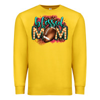 Lemon blessed american football mom lightbulb letters Premium Sweatshirt - OliviaCreatesArt