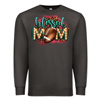 Smoke blessed american football mom lightbulb letters Premium Sweatshirt - OliviaCreatesArt