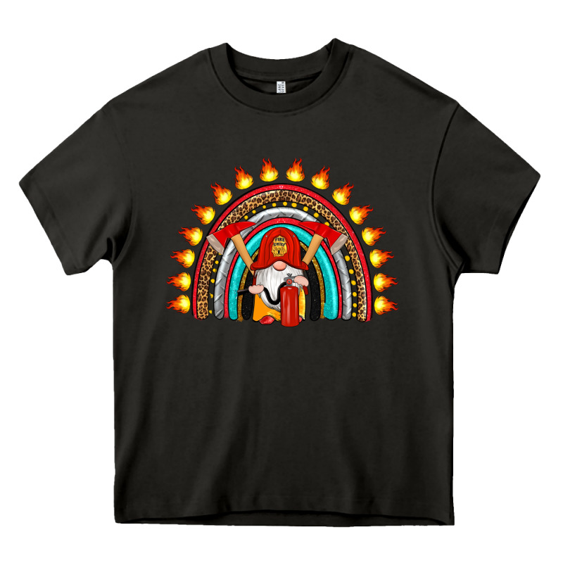 Firefighter Gnomes Rainbow Heavy Core Tee by Artiststas | Teevron