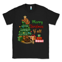 Black merry christmas y'all Classic Tee - MaliasSmallBusiness