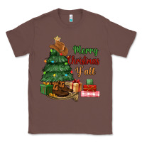 Chestnut merry christmas y'all Classic Tee - MaliasSmallBusiness