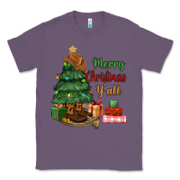 Lavender merry christmas y'all Classic Tee - MaliasSmallBusiness