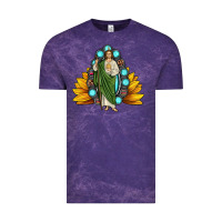 Cloud Purple san judas gemstone sunflower Vintage Tee - JahusDesignShop