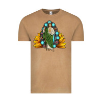 San Judas Gemstone Sunflower Vintage Tee | Teevron