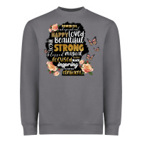Storm black woman silhouette Heavyweight Sweatshirt - Artiststas