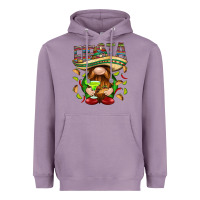 Lavender Fiesta gnome with tacos Mexico Heavyweight Hoodie - HowdyJamesFarm