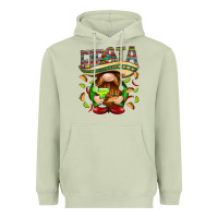 Matcha Fiesta gnome with tacos Mexico Heavyweight Hoodie - HowdyJamesFarm