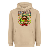 Mushroom Fiesta gnome with tacos Mexico Heavyweight Hoodie - HowdyJamesFarm