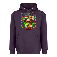 Plum Fiesta gnome with tacos Mexico Heavyweight Hoodie - HowdyJamesFarm