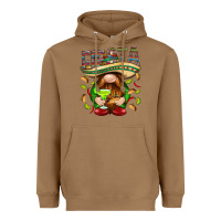 Toasted Coconut Fiesta gnome with tacos Mexico Heavyweight Hoodie - HowdyJamesFarm