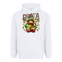 White Fiesta gnome with tacos Mexico Heavyweight Hoodie - HowdyJamesFarm