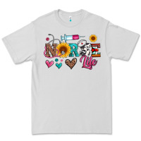 Dove Grey western nurse life Premium Tee - Artiststas
