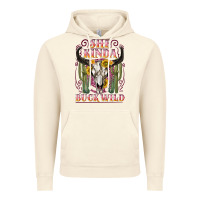 Vintage Artic she kinda buck wild with bull skull Vintage Hoodie - NancyCooperArtShop
