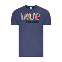 Vintage Denim love real estate life Vintage Tee - MaliasSmallBusiness