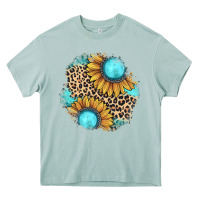 Arona gemstone leopard patch Heavy Core Tee - JahusDesignShop