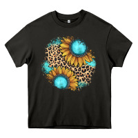 Asphalt gemstone leopard patch Heavy Core Tee - JahusDesignShop