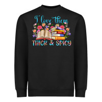 Black i love them thick and spicy Heavyweight Sweatshirt - Artiststas