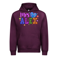 Mauve Wine mrs Urban Hoodie - CowhideDigitalArt