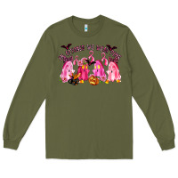Army Green in october we wear pink Long Sleeve Tee - LillyAllenDesigns