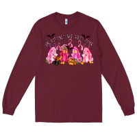 Burgundy in october we wear pink Long Sleeve Tee - LillyAllenDesigns