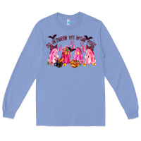 Colony Blue in october we wear pink Long Sleeve Tee - LillyAllenDesigns