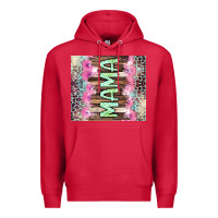 Cardinal Mama leopard Premium Hoodie - CowGirlArtShop