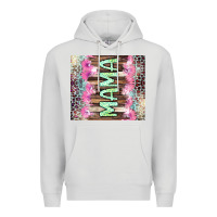 Dove Grey Mama leopard Premium Hoodie - CowGirlArtShop