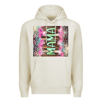 Oatmeal Heather Mama leopard Premium Hoodie - CowGirlArtShop
