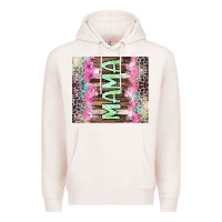 Pale Pink Mama leopard Premium Hoodie - CowGirlArtShop