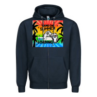 Navy game on summer loading Zipper Hoodie - TumblerDesignByShophia