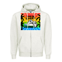 Oatmeal Heather game on summer loading Zipper Hoodie - TumblerDesignByShophia