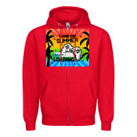 Red game on summer loading Zipper Hoodie - TumblerDesignByShophia
