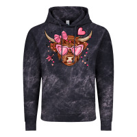 Cloud Black valentines day long haired cow Vintage Hoodie - MaliasSmallBusiness