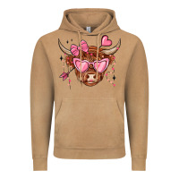 Vintage Camel valentines day long haired cow Vintage Hoodie - MaliasSmallBusiness
