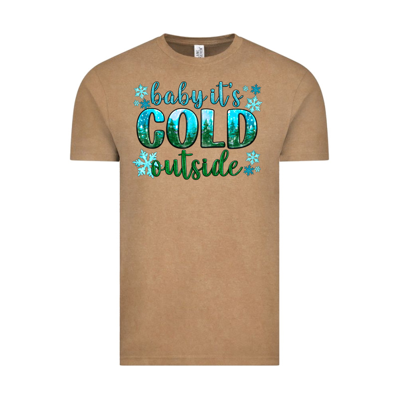 Baby Its Cold Outside Vintage Tee by NancyCooperArtShop | Teevron
