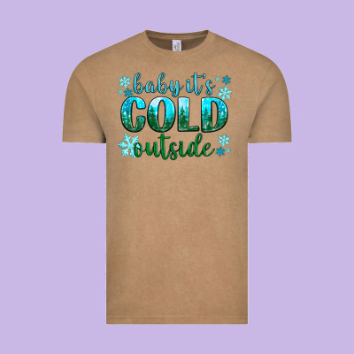 Baby Its Cold Outside Vintage Tee Designed By Nancycooperartshop