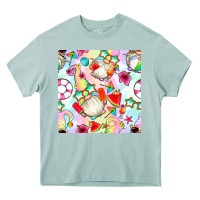 Arona summer gnome seamless pattern Heavy Core Tee - BundleAndBundleShop