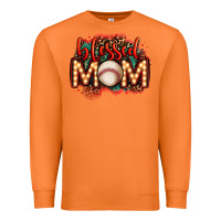 Carrot blessed baseball mom lightbulb letters Premium Sweatshirt - OliviaCreatesArt