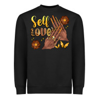 Black black woman self love nails Heavyweight Sweatshirt - Artiststas