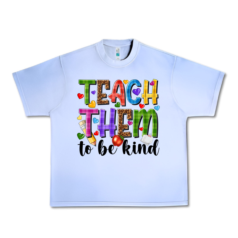 Teach Them To Be Kind Urban Heavy Tee by NancyCooperArtShop | Teevron