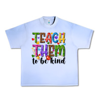 Grape Ice teach them to be kind Urban Heavy Tee - NancyCooperArtShop