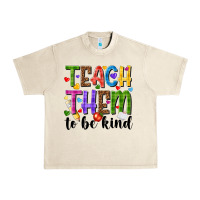 Sandshell teach them to be kind Urban Heavy Tee - NancyCooperArtShop