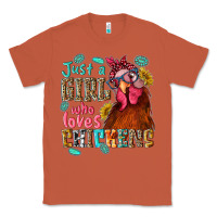 Copper just a girl who loves chickens Classic Tee - NancyCooperArtShop