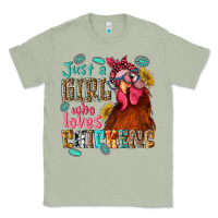 Matcha just a girl who loves chickens Classic Tee - NancyCooperArtShop