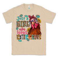 Mushroom just a girl who loves chickens Classic Tee - NancyCooperArtShop