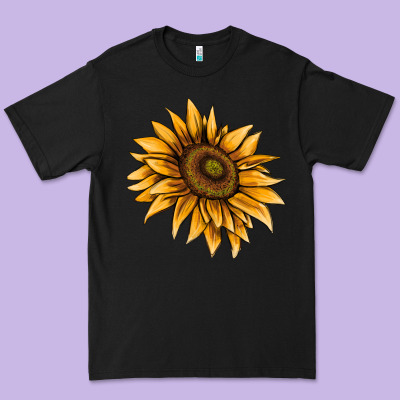 Sunflower Premium Tee Designed By Adodesignshop