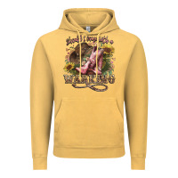 Vintage Mustard shouldve come with a warning boots  cowboy Vintage Hoodie - NancyCooperArtShop