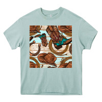 Arona cowboy western seamless pattern Heavy Core Tee - BundleAndBundleShop