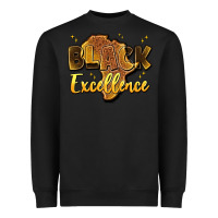 Black black excellence Heavyweight Sweatshirt - Artiststas