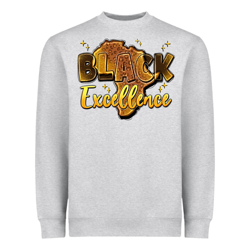 Black Excellence Heavyweight Sweatshirt by Artiststas | Teevron